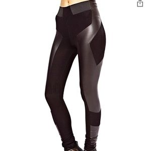 Faux Leather High Waisted Leggings